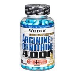 Аргинин Weider Arginine+Ornithine 4000  (180 капс)