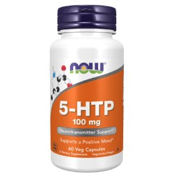 5-HTP  NOW 5-HTP 100 мг  (60 капс)