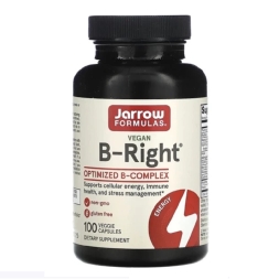 Комплекс витаминов группы B Jarrow Formulas B-Right   (100 vcaps)