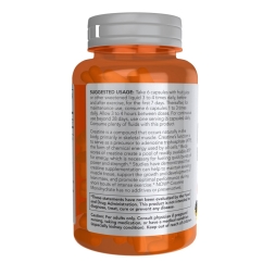 Креатин в капсулах и таблетках NOW Creatine Monohydrate 750 мг  (120 vcaps)