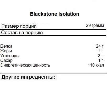 Протеин изолят  Blackstone Labs Isolation   (909 г)