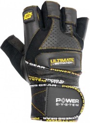 Мужские перчатки для фитнеса и тренировок Power System PS-2810  (Желтые)