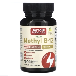 Витамин B12  Jarrow Formulas Methyl B-12   (100 Chewables)