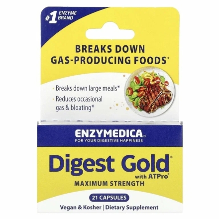 Таблетки для пищеварения ENZYMEDICA Digest Gold   (21 капс.)