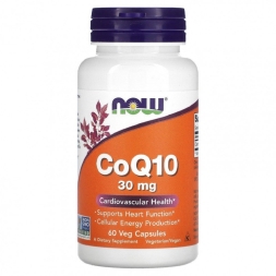 Коэнзим Q10  NOW CoQ10 30 мг  (60 капс)