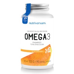 Жирные кислоты (Омега жиры) PurePRO (Nutriversum) Omega 3  (90 капс)
