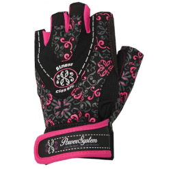 Женские перчатки для фитнеса Power System Тренировочные перчатки PS-2910   (Розовые)