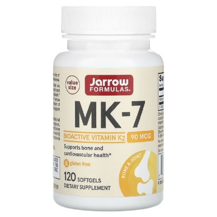 Витамин К2 Jarrow Formulas MK-7 90 mcg   (120 softgels)