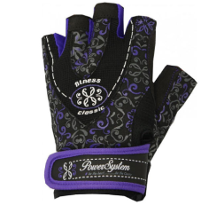 Женские перчатки для фитнеса Power System PS-2910   (Фиолетовые)