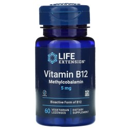 Витамин B12  Life Extension Life Extension Vitamin B12 Methylcobalamin 500 mcg 100 veg lozenges  (100 lozenges)