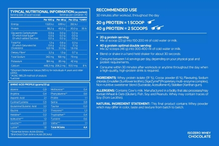 Сывороточный протеин USN Iso Zero Whey 1610 g. 