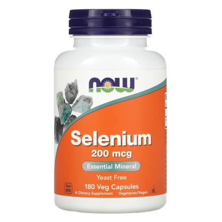 Селен NOW Foods Selenium 200mcg , нов селен 200,  (180 капс.)