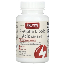 Альфа-липоевая кислота Jarrow Formulas R-Alpha Lipoic Acid 100 mg   (60 vcaps)