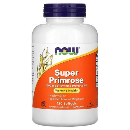 Женские витамины NOW Super Primrose 1300 mg   (60 Softgels)