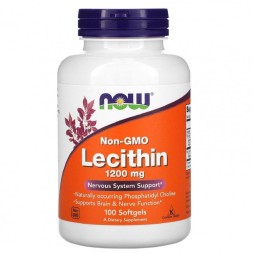 Лецитин NOW Lecithin 1200 мг  (100 капс)