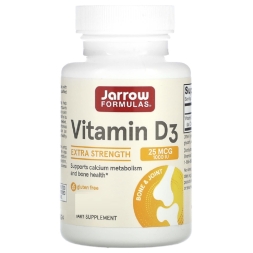 Витамин Е Jarrow Formulas Vitamin D3 1,000IU(25mcg)   (100 softgels)