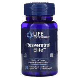 Антиоксидантный комплекс Life Extension Resveratrol Elite 167 mg   (30 vcaps)