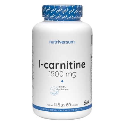 L-карнитин таблетки и капсулы PurePRO (Nutriversum) L-carnitine 1500  (60 таб.)