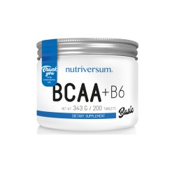 BCAA 2:1:1 PurePRO (Nutriversum) Basic BCAA+B6  (200 таб)