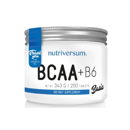 BCAA 2:1:1 PurePRO (Nutriversum) Basic BCAA+B6  (200 таб)