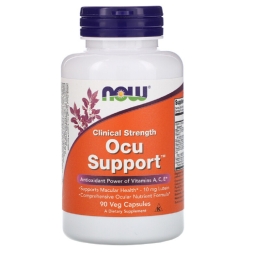 Витамины для зрения NOW Ocu Support Clinical Strength   (90 caps.)