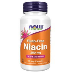 Витамин В3  NOW Niacin 250 мг  (90  капс)