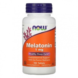 Мелатонин NOW Melatonin 1mg  (100 tabs)