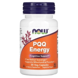 Комплекс витаминов и минералов NOW PQQ Energy   (30 vcaps)