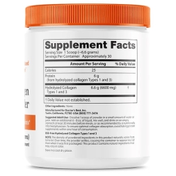 Морской коллаген  Doctor's Best Pure Collagen Types 1 and 3 Powder  (200g.)