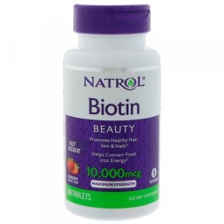 Биотин Natrol Biotin 10000 мкг  (60 таб)